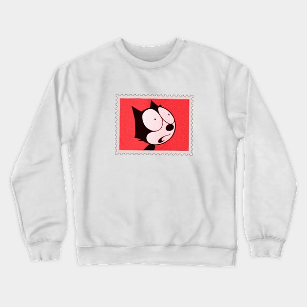 Felix the cat Crewneck Sweatshirt by johanly